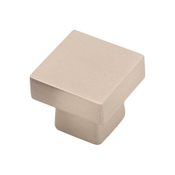 City Style Cabinet Knob, 1.17" Square